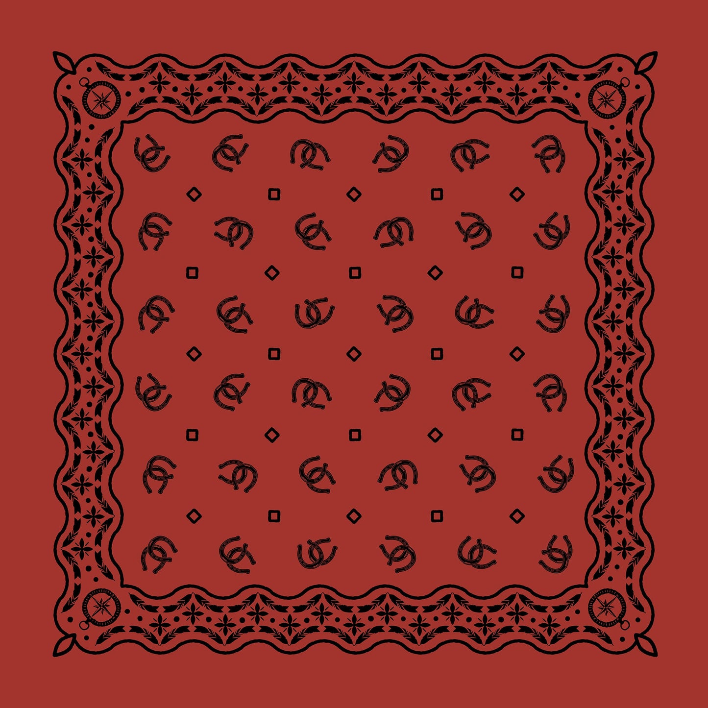 Lucky Horseshoe Bandana
