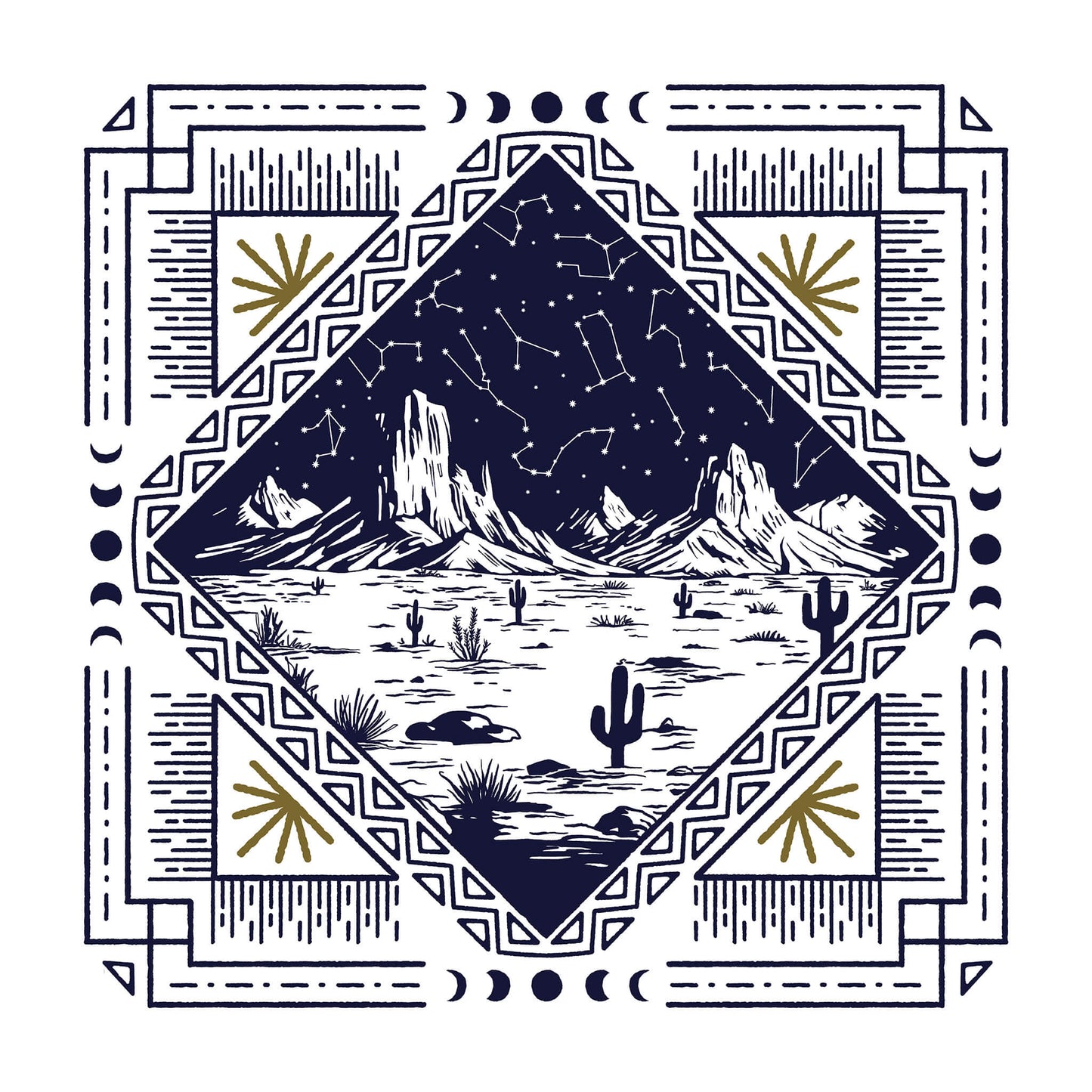Desert Nightscape Bandana